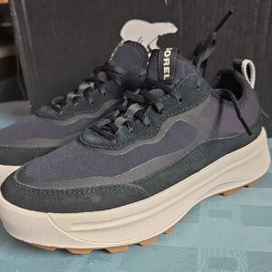 Sorel Women's Black, Jet and Cream ONA 503 Low Sneakers